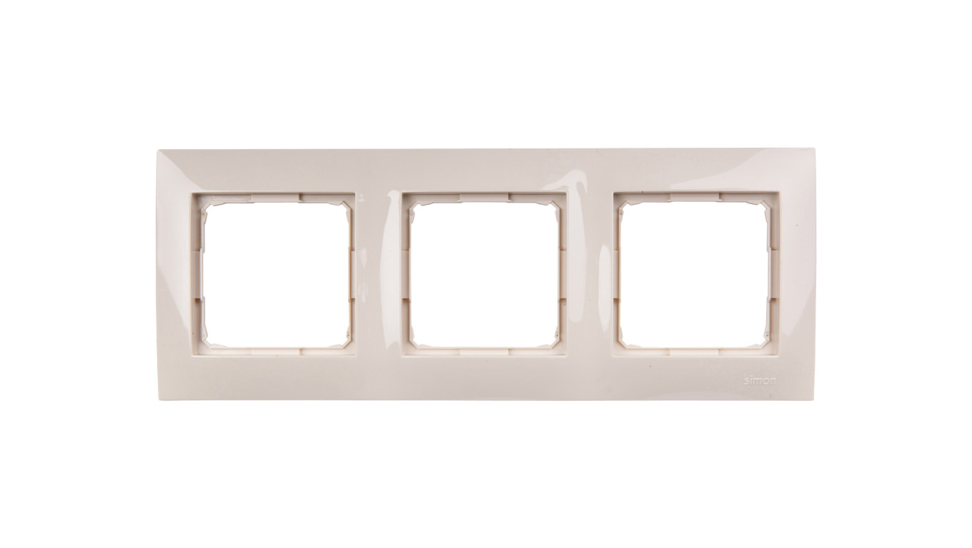 Simon 54 Premium Ramka potrójna kremowa /do karton-gips/ DRK3/41