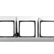Simon 54 Premium Ramka potrójna metalowa chrom DR3/63