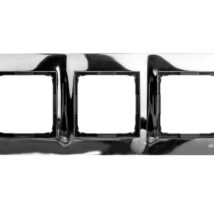 Simon 54 Premium Ramka potrójna metalowa ciemna stal DR3/67