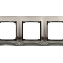 Simon 54 Premium Ramka potrójna metalowa inox DR3/61