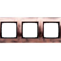 Simon 54 Premium Ramka potrójna metalowa miedź rustykalna DR3/36