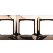 Simon 54 Premium Ramka potrójna metalowa złoto DR3/66