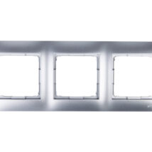 Simon 54 Premium Ramka potrójna srebrny mat /do karton-gips/ DRK3/43