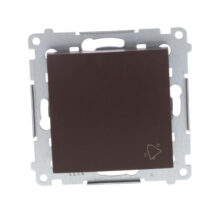 Simon 54 Przycisk /dzwonek/, szybkozłącza, brąz mat DD1.01/46