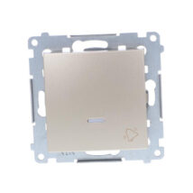 Simon 54 Przycisk /dzwonek/, szybkozłącza, złoty mat DD1L.01/44