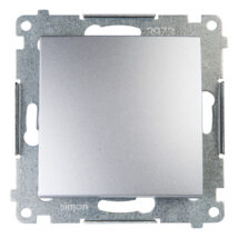 Simon 54 Przycisk pojedynczy srebrny mat DP1A.01/43