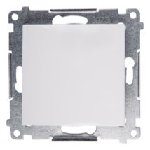 Simon 54 Przycisk pojedynczy zwierny, szybkozłącza, biały DP1.01/11