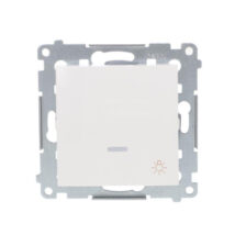 Simon 54 Przycisk /światło/ z podświetleniem, szybkozłącza, biały DS1L.01/11