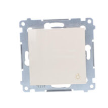 Simon 54 Przycisk /światło/, szybkozłącza, kremowy DS1.01/41