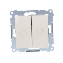 Simon 54 Przycisk żaluzjowy, szybkozłącza, kremowy DZP1.01/41