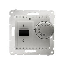 Simon 54 Regulator temperatury 5-40C IP20 srebrny mat DRT10W.02/43