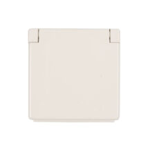 Simon 82 Pokrywa bryzgoszczelna gniazda z/u IP44 z klapką pełną biała 82068K-30