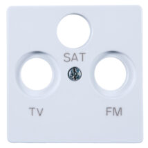 Simon 82 Pokrywa gniazda antenowego RD/TV/SAT biała 82037-30