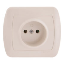 Simon Akord Gniazdo pojedyncze b/u 16A IP20 beżowe AG1e/12