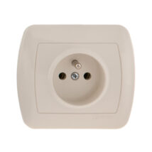 Simon Akord Gniazdo pojedyncze z/u 16A IP20 beżowe AGZ1e/12