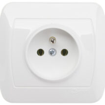 Simon Akord Gniazdo pojedyncze z/u 16A IP20 białe AGZ1e/11