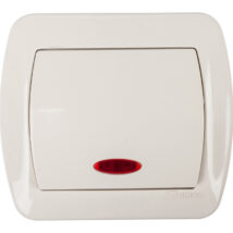 Simon Akord Łącznik jednobiegunowy z podświetleniem beżowy AW1L/12