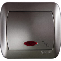 Simon Akord Łącznik schodowy z podświetleniem satyna metalizowana AW6L/29