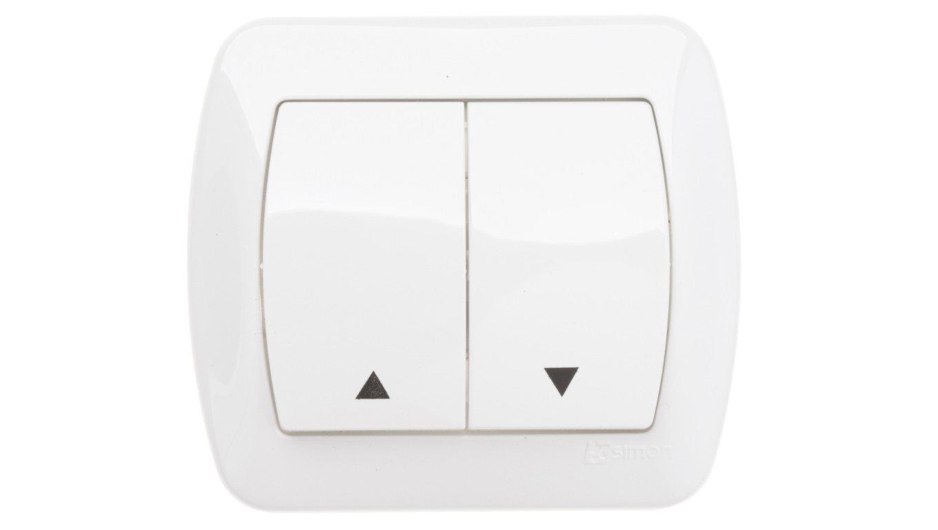 Simon Akord Łącznik żaluzjowy dwbiegunowy biały AZ1/11