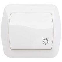 Simon Akord Przycisk /światło/ biały AS1/11