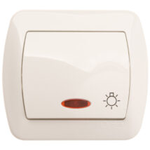 Simon Akord Przycisk /światło/ z podświetleniem biały AS1L/11