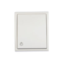 Simon Aquarius Przycisk hermetyczny /światło/ IP54 biały AQS1/11