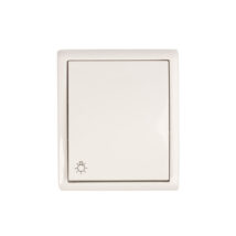 Simon Aquarius Przycisk hermetyczny /światło/ IP54 z podświetleniem biały AQS1L/11