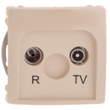 Simon Basic Gniazdo antenowe RD/TV końcowe separowane beżowe BMZAR1/1.01/12