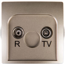 Simon Basic Gniazdo antenowe RD/TV końcowe separowane satynowe BMZAR1/1.01/29