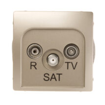 Simon Basic Gniazdo antenowe RD/TV/SAT końcowe satynowe BMZAR-SAT1.3/1.01/29