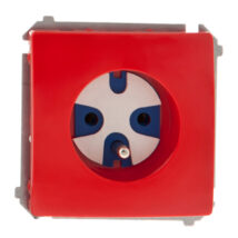 Simon Basic Gniazdo pojedyncze DATA z/u 16A IP20 z kluczem uprawniającym czerwone BMGD1.01/22