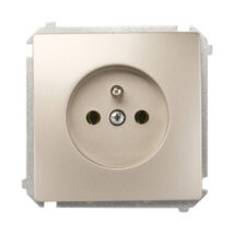 Simon Basic Gniazdo pojedyncze z/u 16A IP20 satynowe BMGZ1.01/29