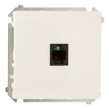 Simon Basic Gniazdo telefoniczne pojedyncze RJ11 białe BMTU.01/11