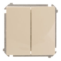 Simon Basic Łącznik schodowy podwójny beżowy BMW6/2.01/12