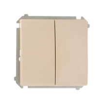 Simon Basic Łącznik świecznikowy z podświetleniem, szybkozłącza, beżowy BMW5L.01/12