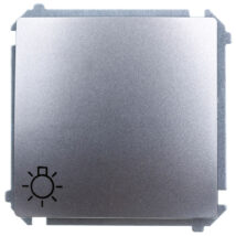 Simon Basic Przycisk /światło/, szybkozłącza, stal inox BMS1.01/21