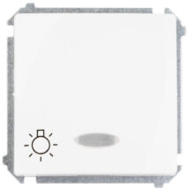 Simon Basic Przycisk /światło/ z podświetleniem, szybkozłącza, biały BMS1L.01/11