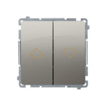 Simon Basic Przycisk żaluzjowy satynowy BMZ1.01/29