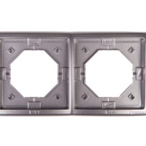 Simon Basic Standard Ramka bryzgoszczelna podwójna z uszczelką IP44 stal inox BMR2B/21