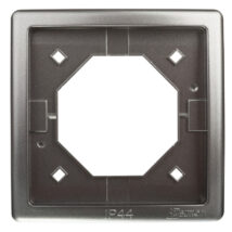 Simon Basic Standard Ramka bryzgoszczelna pojedyncza IP44 z uszczelką stal inox BMR1B/21