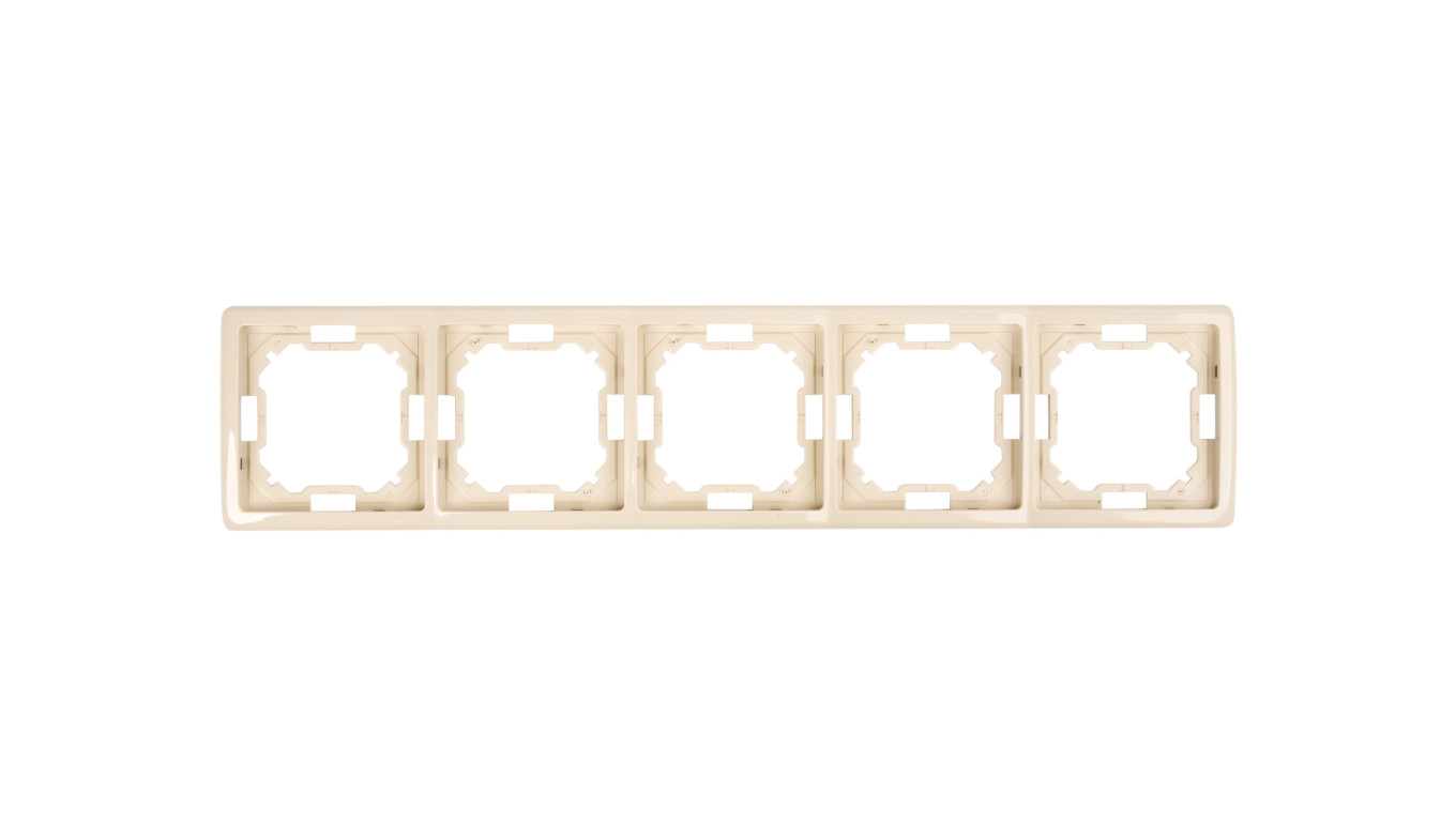 Simon Basic Standard Ramka pięciokrotna uniwersalna beżowa BMR5/12
