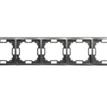 Simon Basic Standard Ramka pięciokrotna uniwersalna stal inox BMR5/21