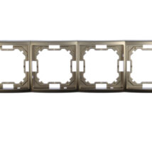 Simon Basic Standard Ramka poczwórna uniwersalna satynowa BMR4/29