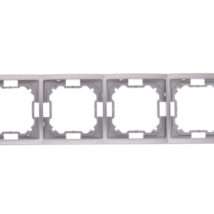 Simon Basic Standard Ramka poczwórna uniwersalna stal inox BMR4/21