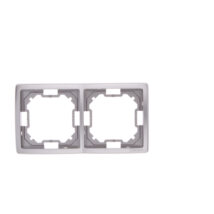 Simon Basic Standard Ramka podwójna uniwersalna stal inox BMR2/21
