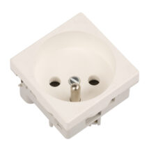 Simon Connect Gniazdo K45 pojedyncze z/u 16A IP20 czysta biel K02/9