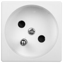 Simon Connect Gniazdo K45 pojedyncze z/u 16A IP20, szybkozłącza, czysta biel K22/9