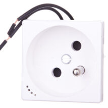 Simon Connect Gniazdo K45 pojedyncze z/u 16A IP20 ze wskaźnikiem zasilania czysta biel KL02/9