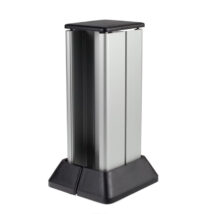 Simon Connect Minikolumna ALC dwustronna 8xK45 anodyzowane aluminium ALC322/8/14