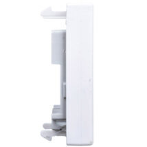 Simon Connect Płytka K45 gniazda teleinformatycznego pojedynczego RJ płaska czysta biel K076/9